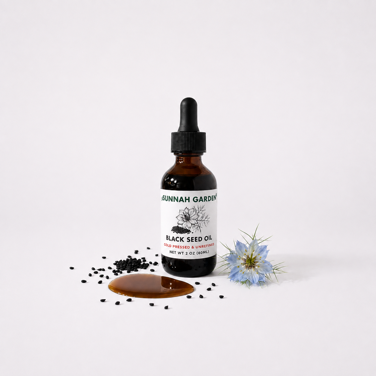 Black Seed Oil - Cold-Pressed & Unrefined